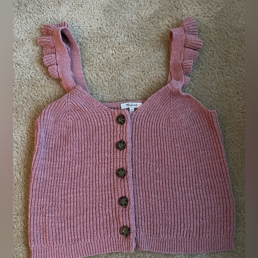 Madewell Crop Sweater Tank